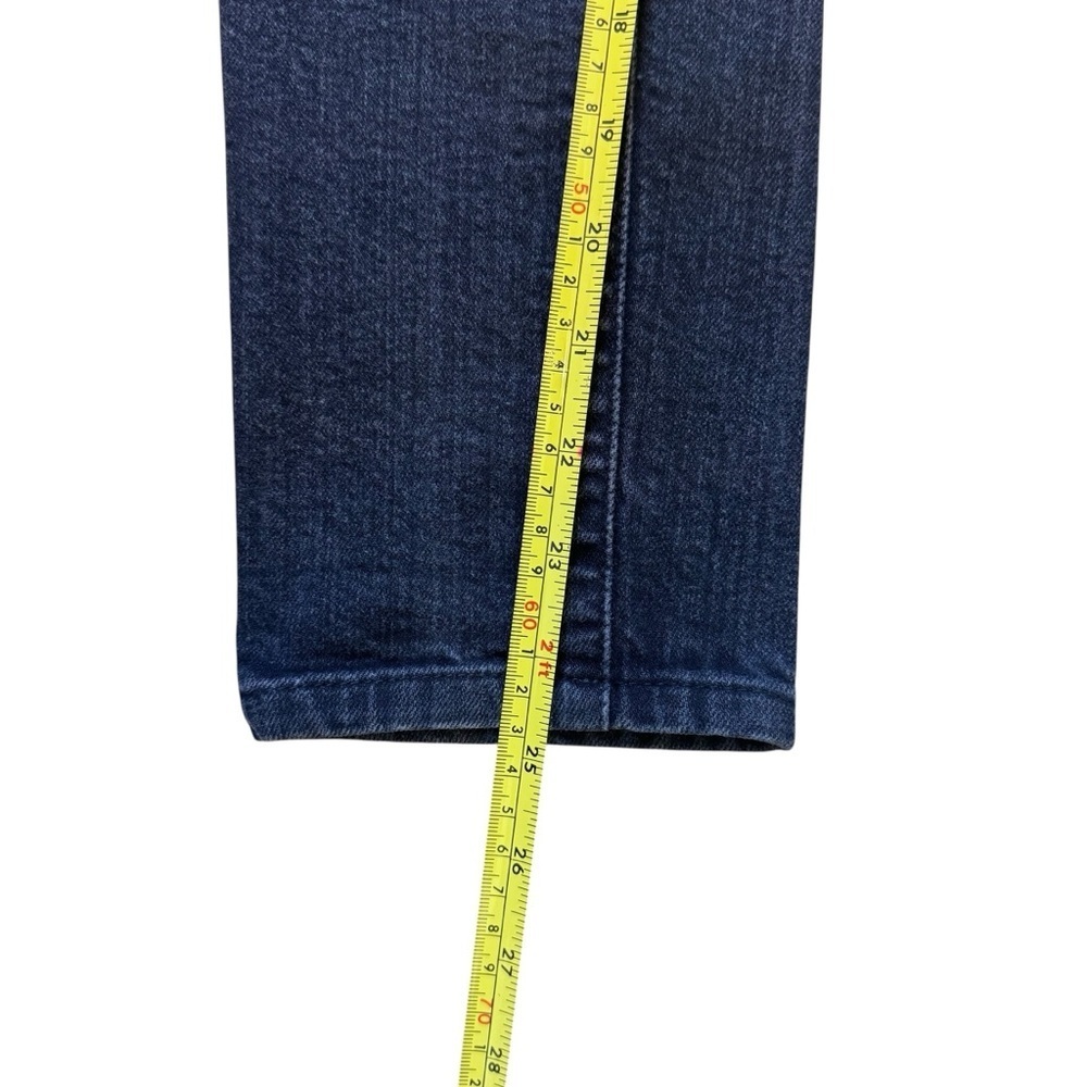 GAP Woman’s High Rise Black Distressed Skinny Straight Leg Jeans 25r - Picture 7 of 14